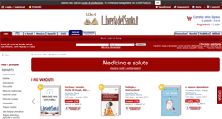 Desktop Screenshot of libreriadellasalute.it